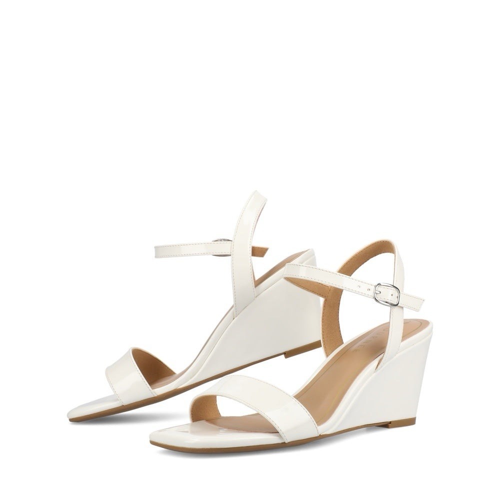Journee Collection Womens KONNA Cushioned Footbed Wedge Sandals Shoes Size 8